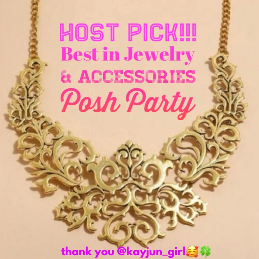 Glam Baroque GoddessWear Filigree & Scroll Gilded Gold Statement Necklace